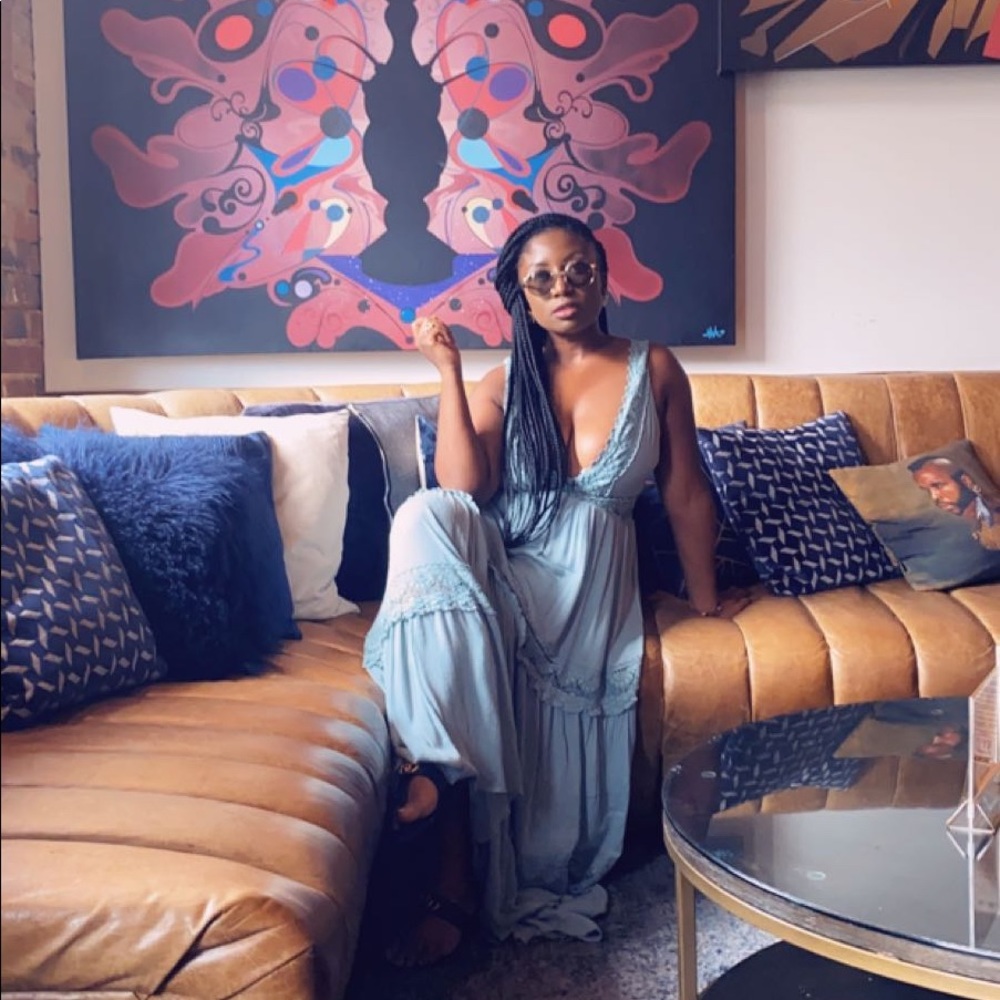 Bohemian Deep V neck Maxi